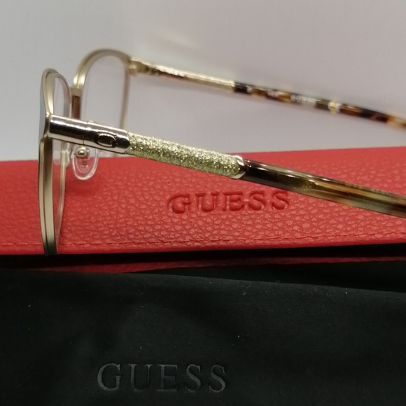 New Authentic Guess Eyeglass GU2659V Brown/Gold - Picture 6 of 8